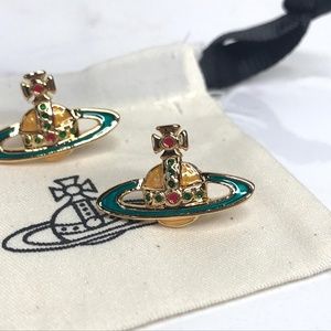 Vivienne Westwood Small Neo Bas Relief Earrings